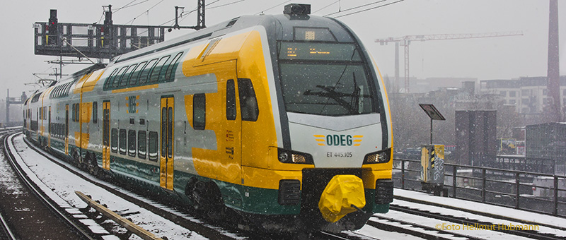 ODEG KISS IM FRÜHLING 2013 AUF DER STADTBAHN IN BERLIN