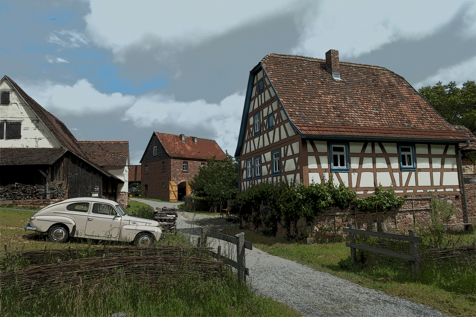 Odenwälder Freilandmuseum - Oldtimertreffen 12.06.2016