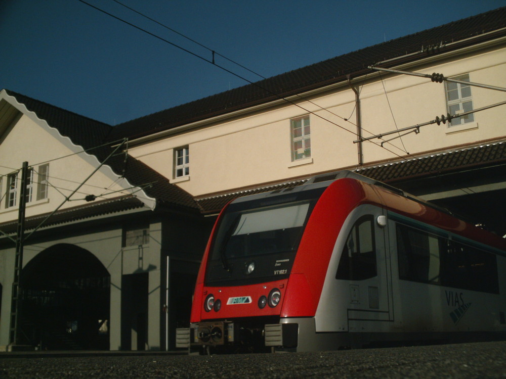 Odenwälder Nebenbahn im Hbf Darmstadt