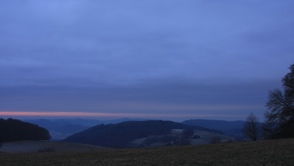 Odenwald früh morgens.