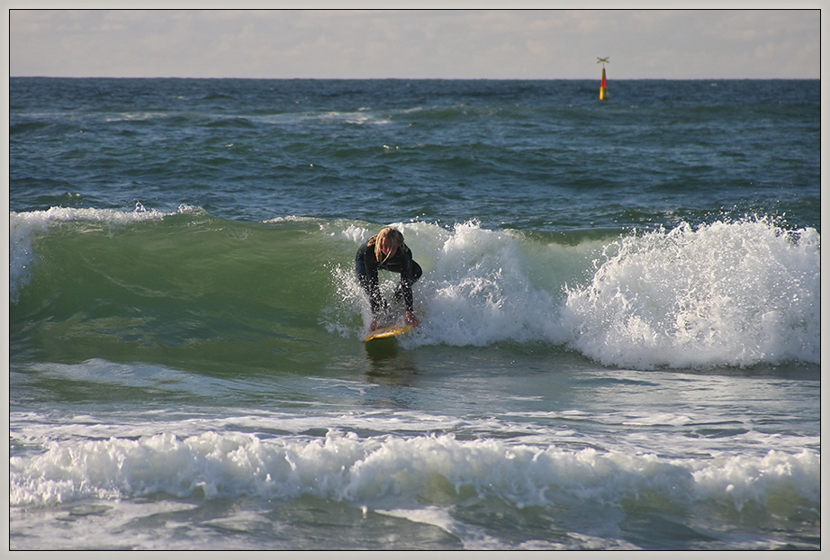 ..oder aber auf der richtigen Welle surft...