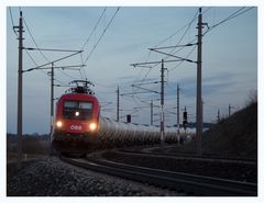 ÖBB 1116 mit Kesselzug