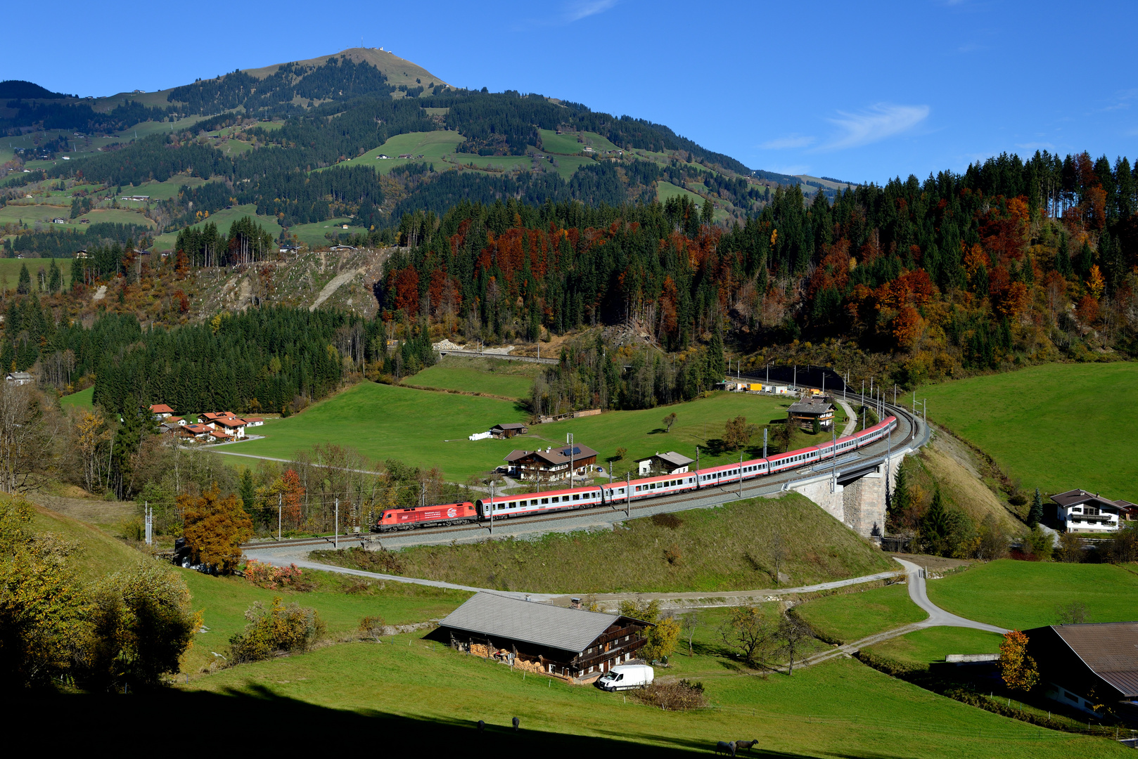 ÖBB 1116.143 "Montan Spedition" Unterwindau 