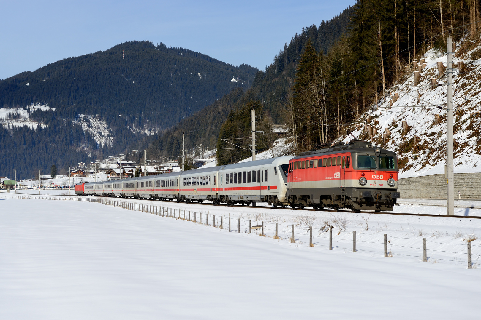 ÖBB 1142.707 Eben im Pongau