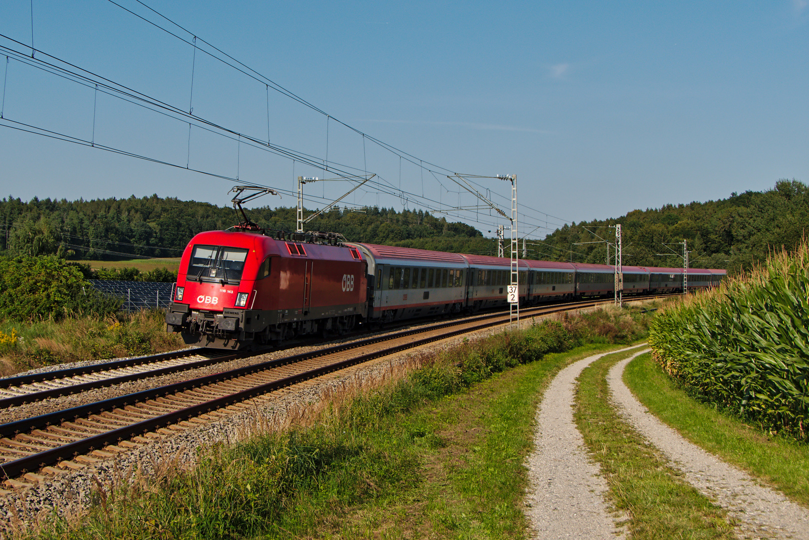 ÖBB auf der Strecke nach Geltendorf