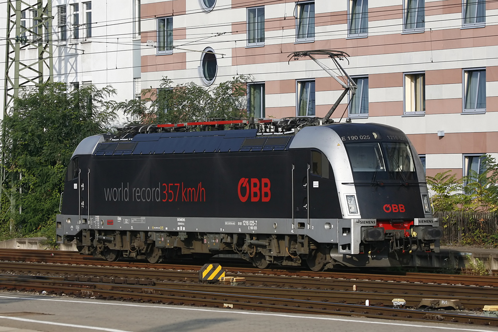 ÖBB "world record 357 km/h" in Nürnberg