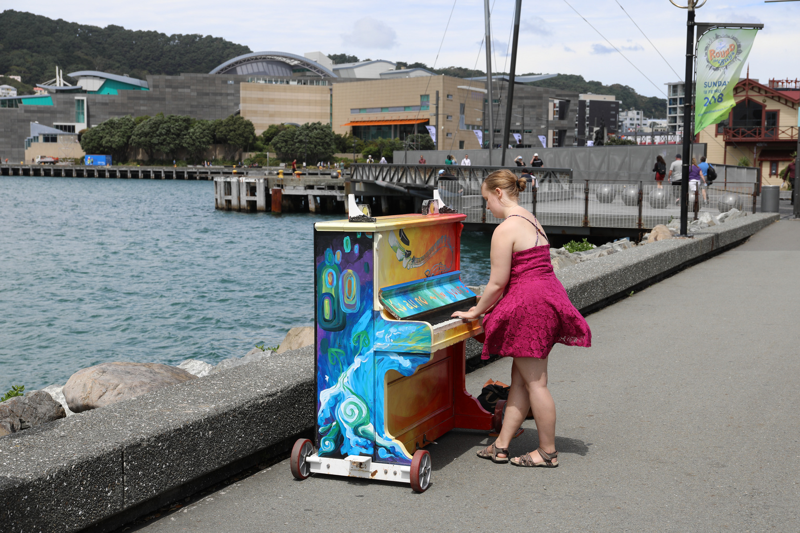 Öffentliches Piano, Wellington, NZ