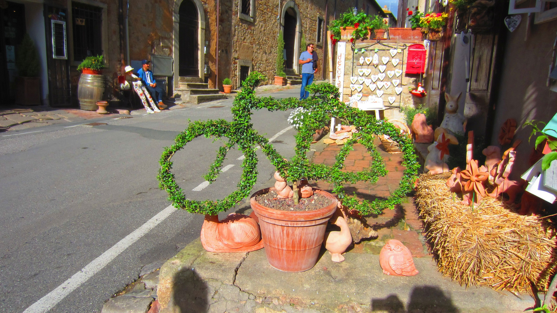 Öko-Fahrrad in Bolgheri