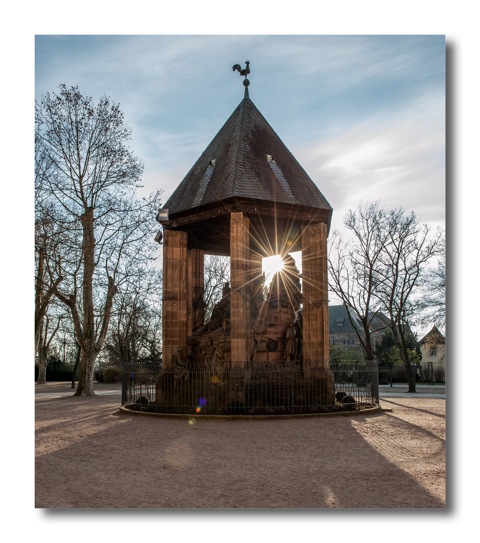 Ölberg neben dem Dom zu Speyer