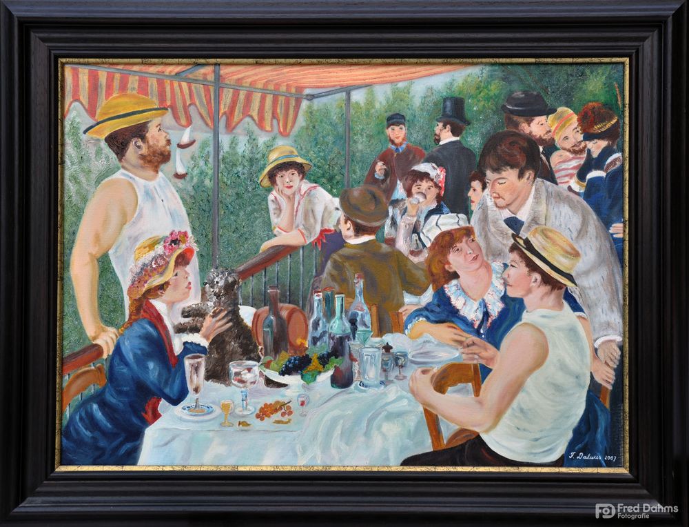 Ölgemälde  Das Frühstück der Ruderer von Pierre-Auguste Renoir