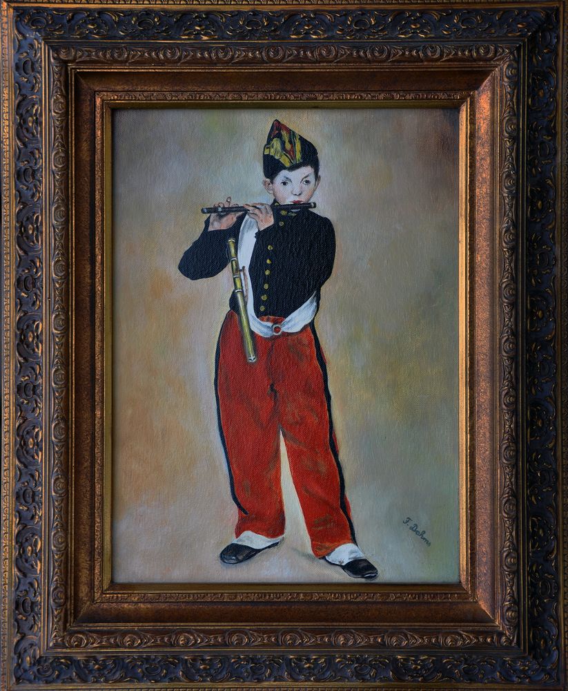 Ölgemälde Der Pfeifer von Douard Manet