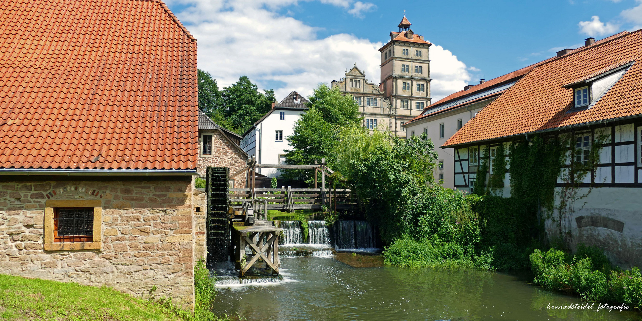 Oelmühle und Schloß Brake in Lemgo