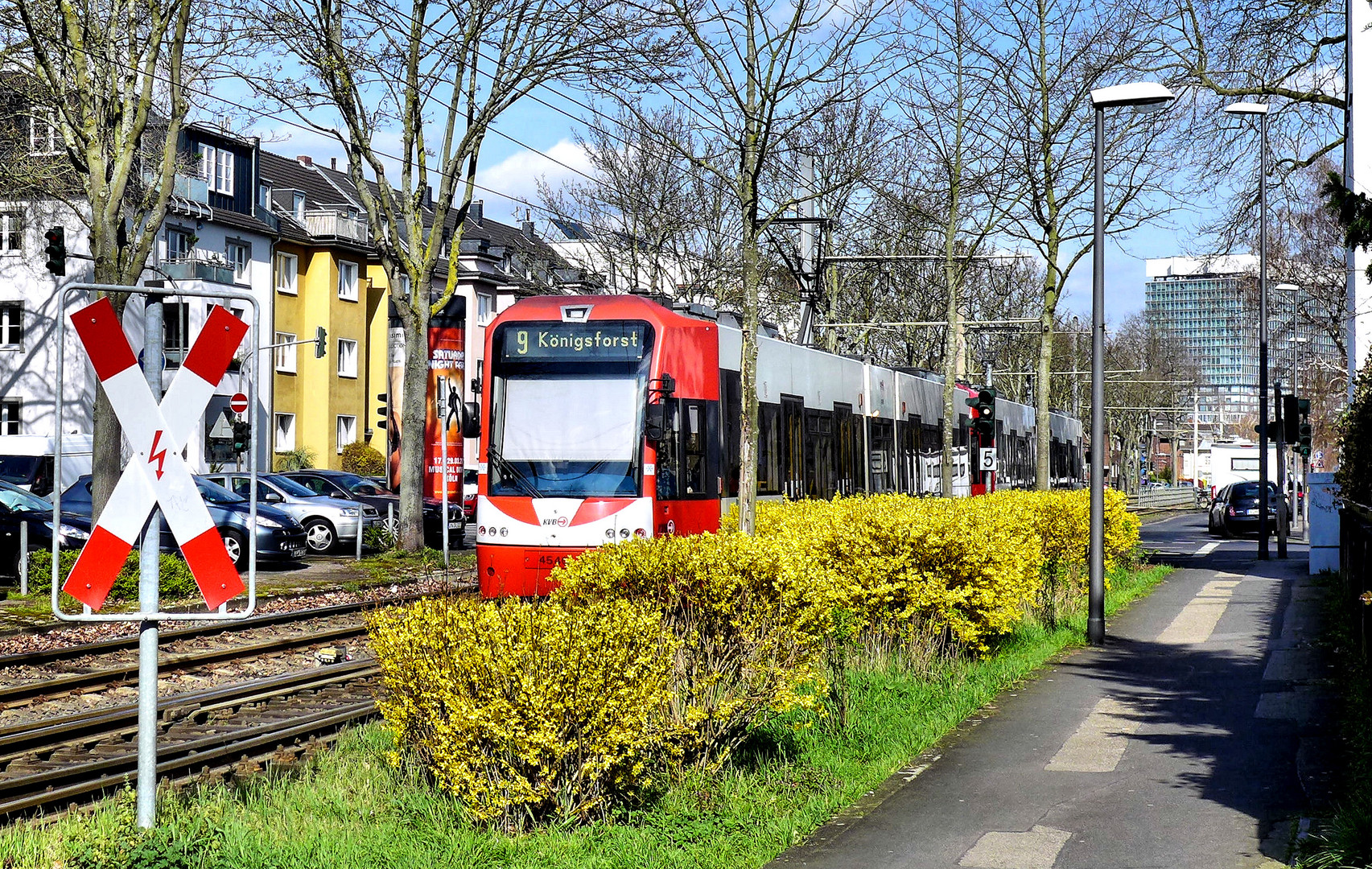 ÖPNV im Frühling