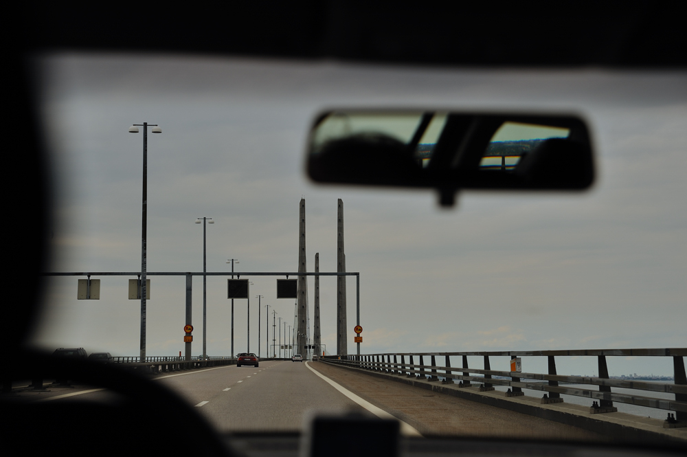 Öresundbrücke aus der Fahrersicht