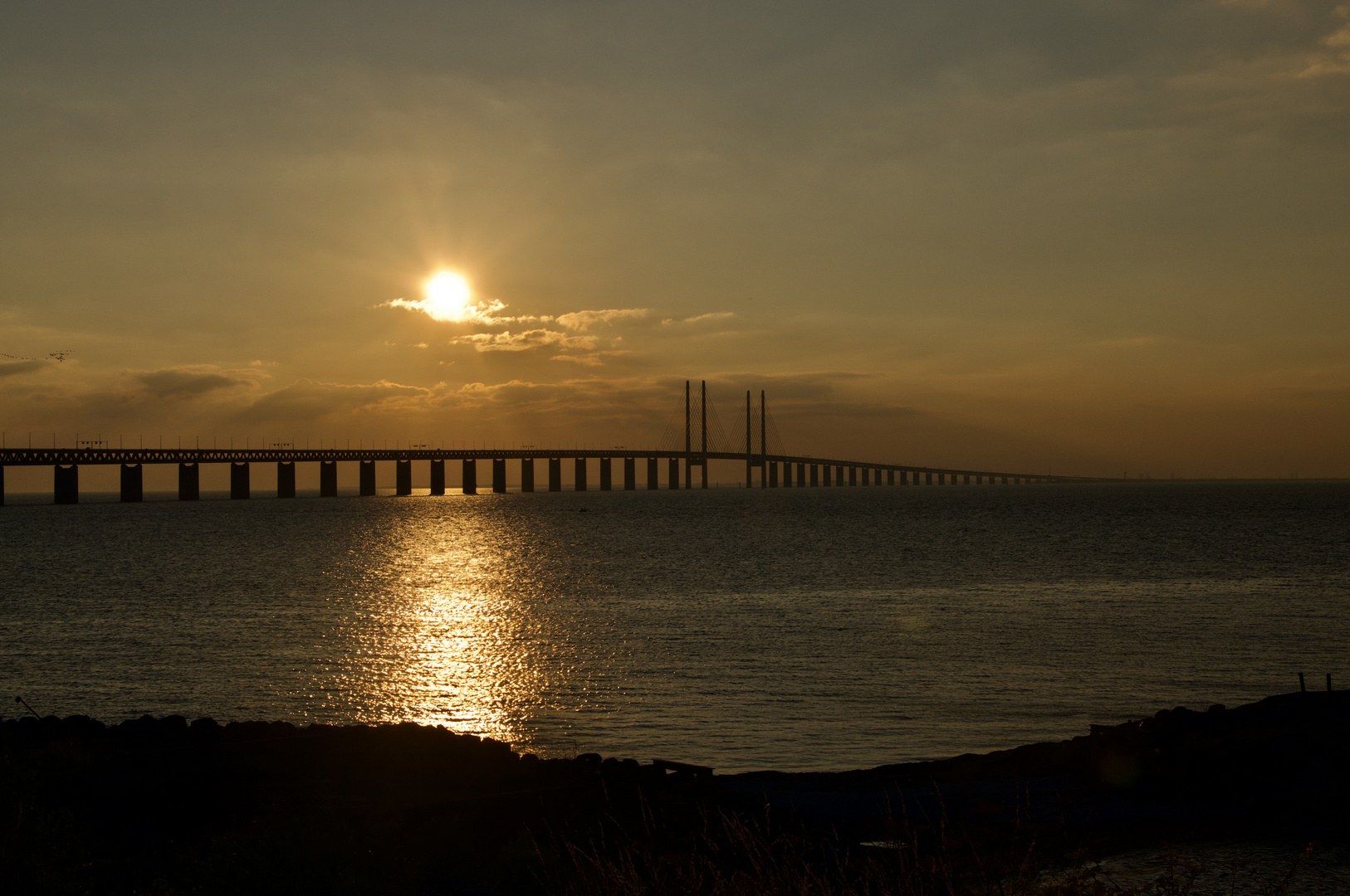 Öresundbrücke bei Malmö