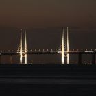 Öresundbrücke bei Nacht