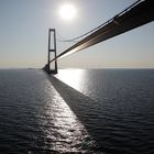 Öresundbrücke im Gegenlicht