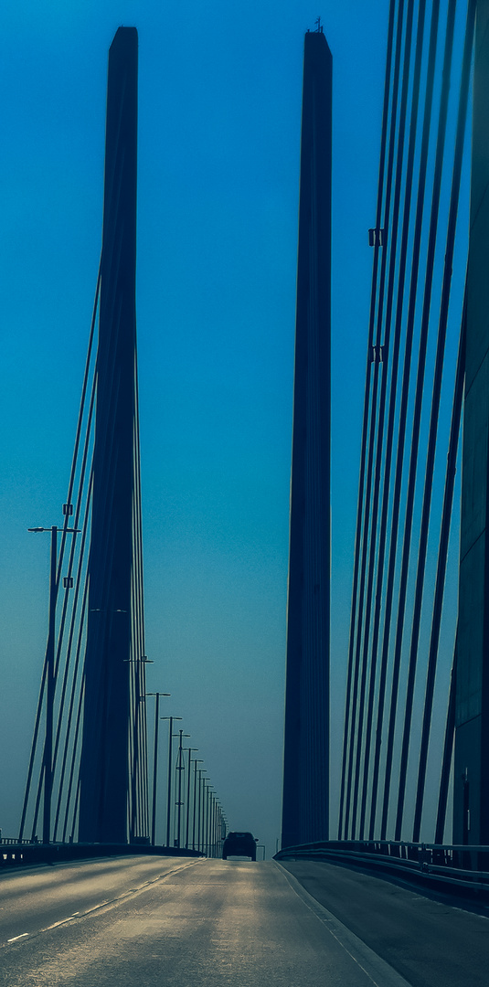 Öresundbrücke Sonntags morgen