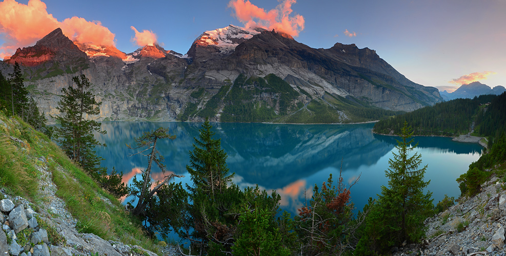 Oeschinensee Abendrot