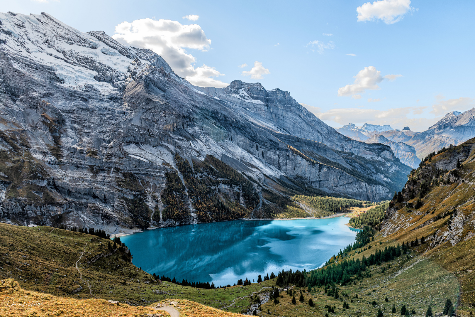 Oeschinensee in seiner fast vollen Grösse