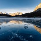 Oeschinensee mit Schwarzeis