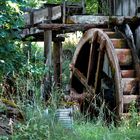 Österreich, altes Wasserrad