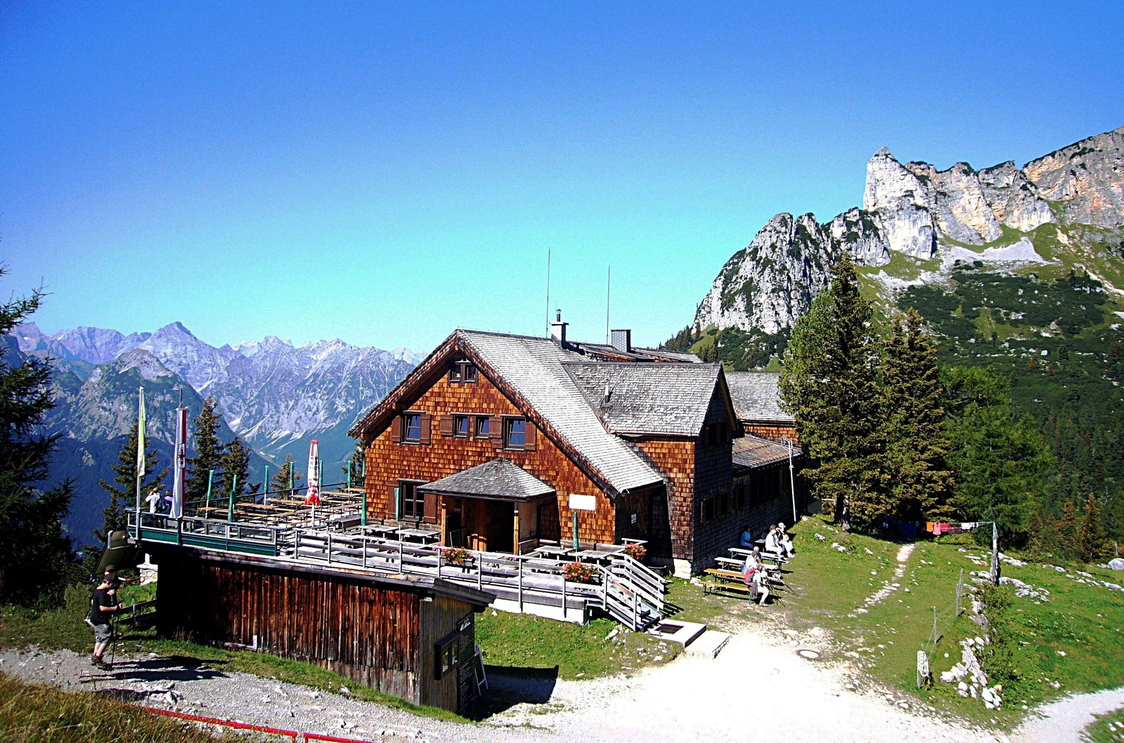 Österreich - Erfurter Hütte auf dem Rofangebirge