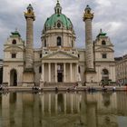 Österreich Wien Karlskirche