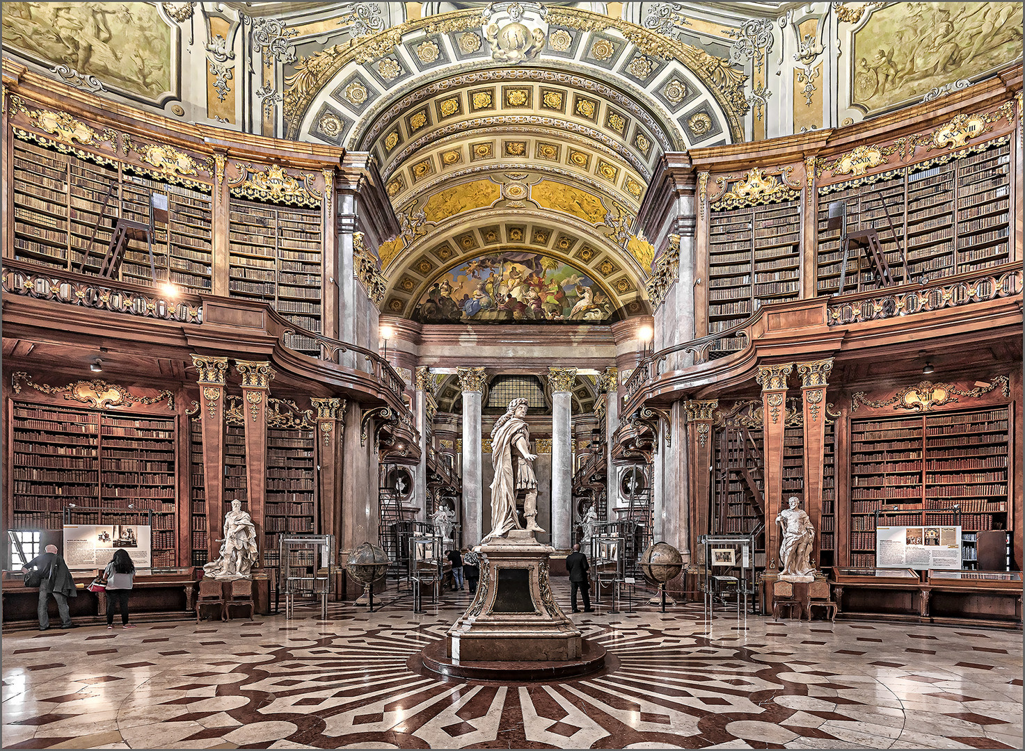 Österreichische Nationalbibliothek in Wien