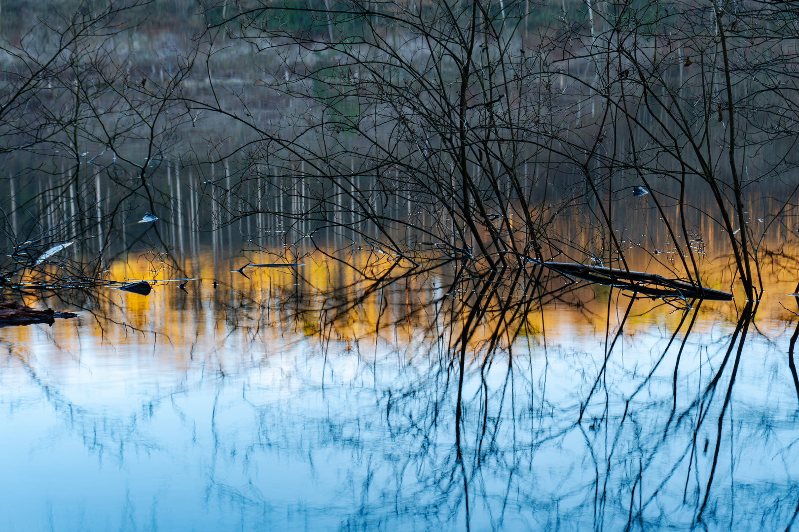 Östertalsperre Spiegelung