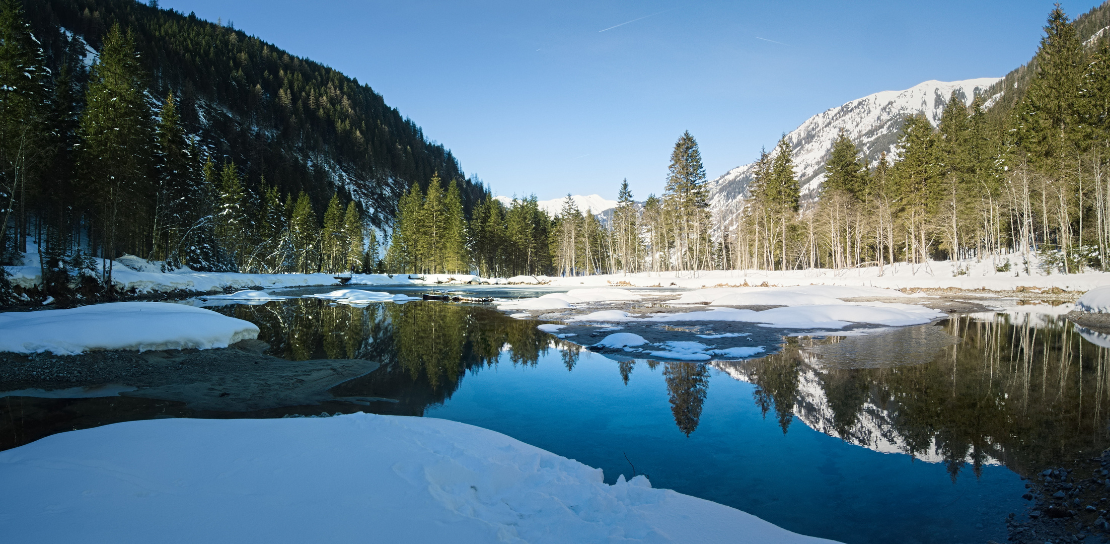 Ötzlsee im Februar