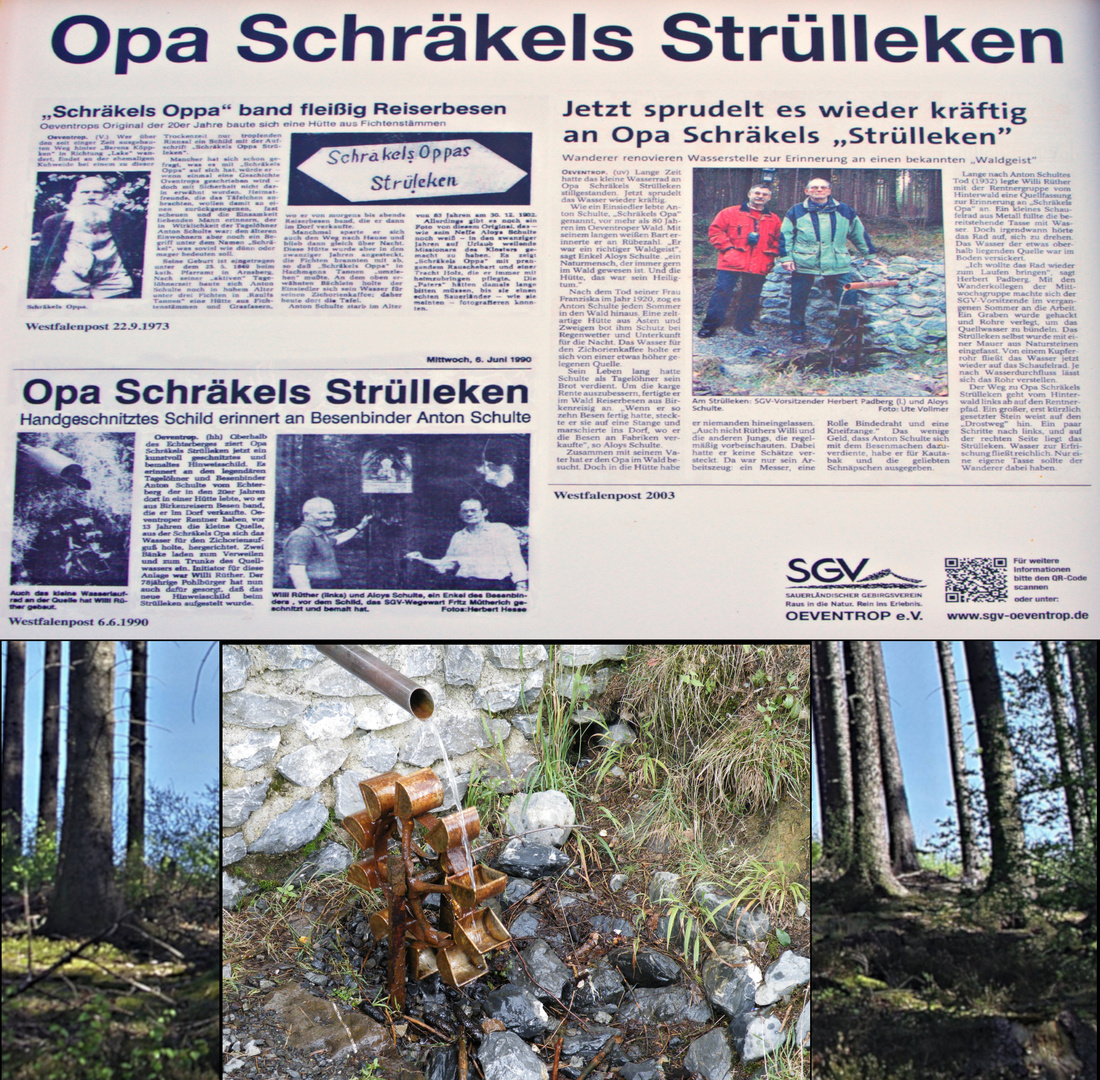 Oeventrop - "Opa Schräkels Strülleken"