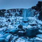 Öxafoss im Winterkleid