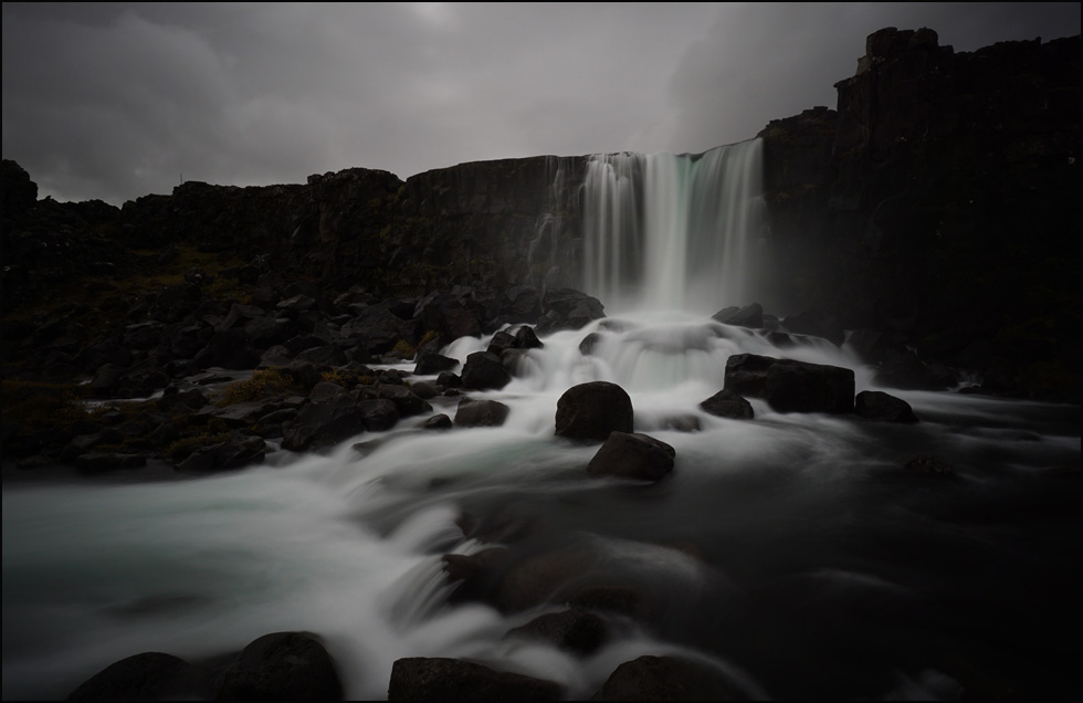 Öxarafoss im Herbst