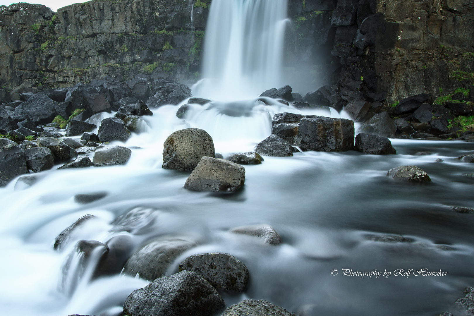 Öxarafoss im Thingvellir Nationalpark