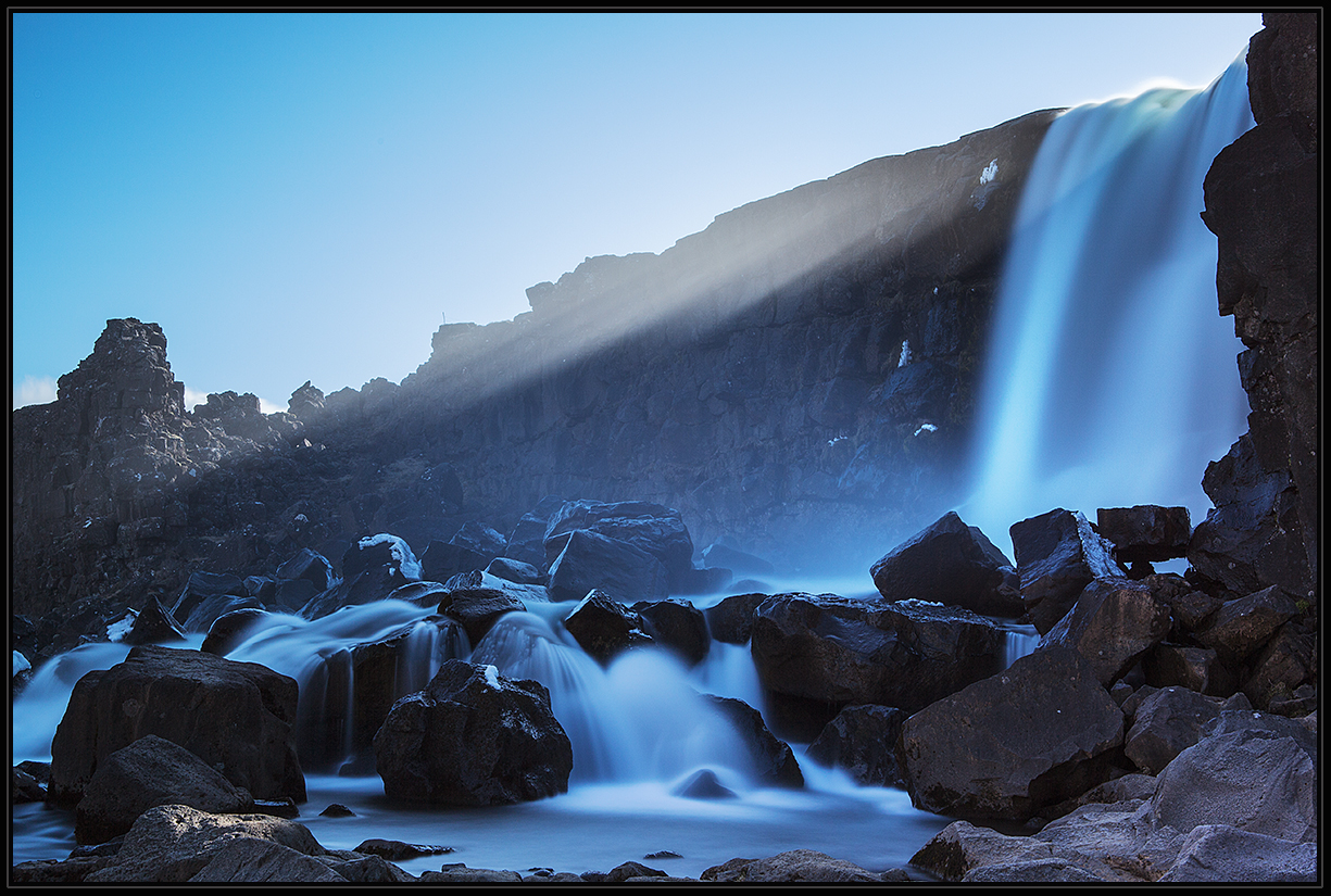 Öxarárfoss - Þingvellir - Island