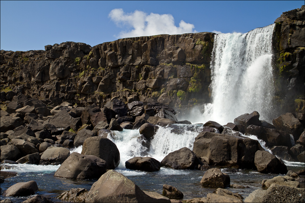 Öxarárfoss - Pingvellir