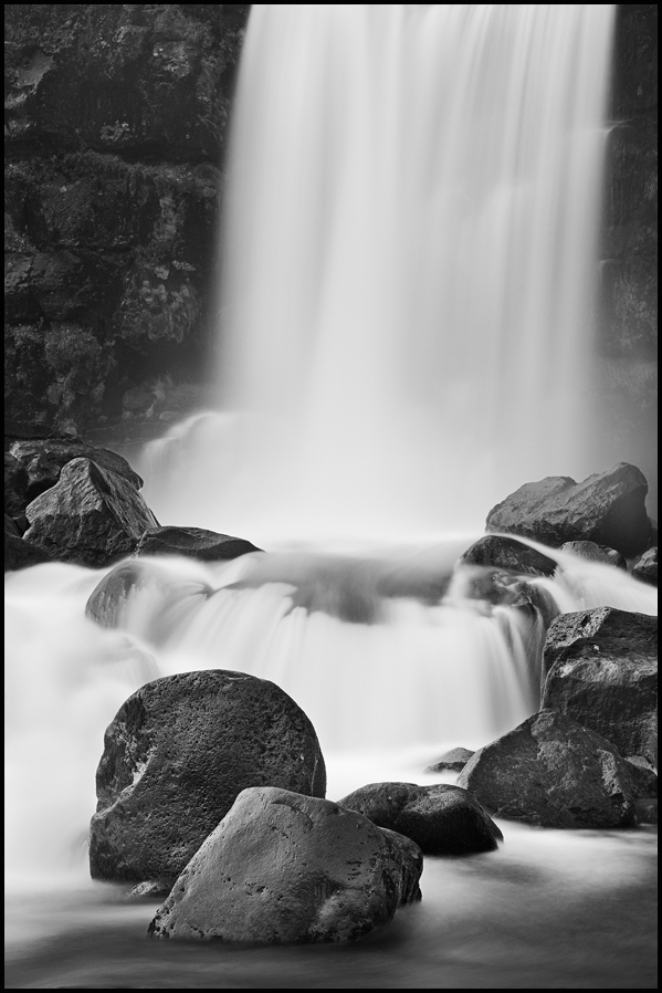 Öxarárfoss Waterfall