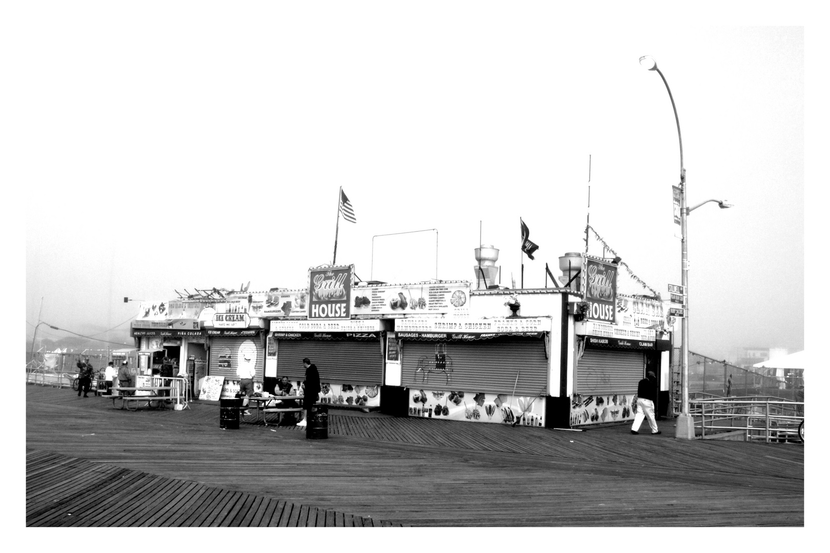 Off-Season in Coney Island, New York City