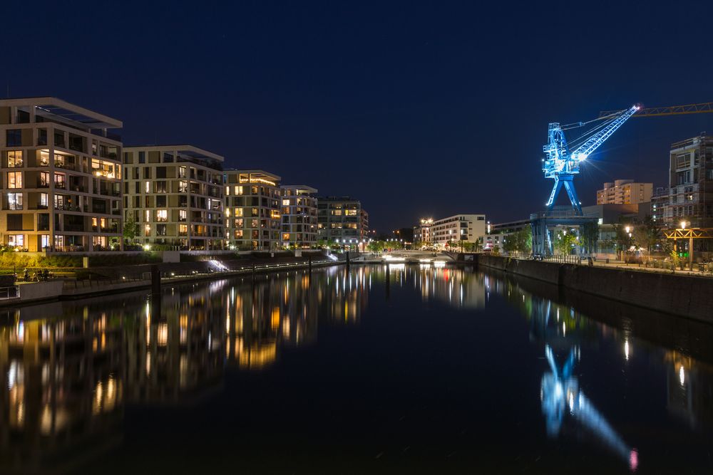 Offenbach Hafen1 Foto & Bild architektur, architektur bei nacht, in