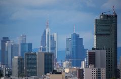 Offenbacher- und Frankfurter Skyline