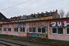 Offenbach/Main, Hauptbahnhof: Schmierereien – fast überall