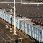 Offene, beladene Güterwagen der SBB im Rangierbahnhof Limmattal.