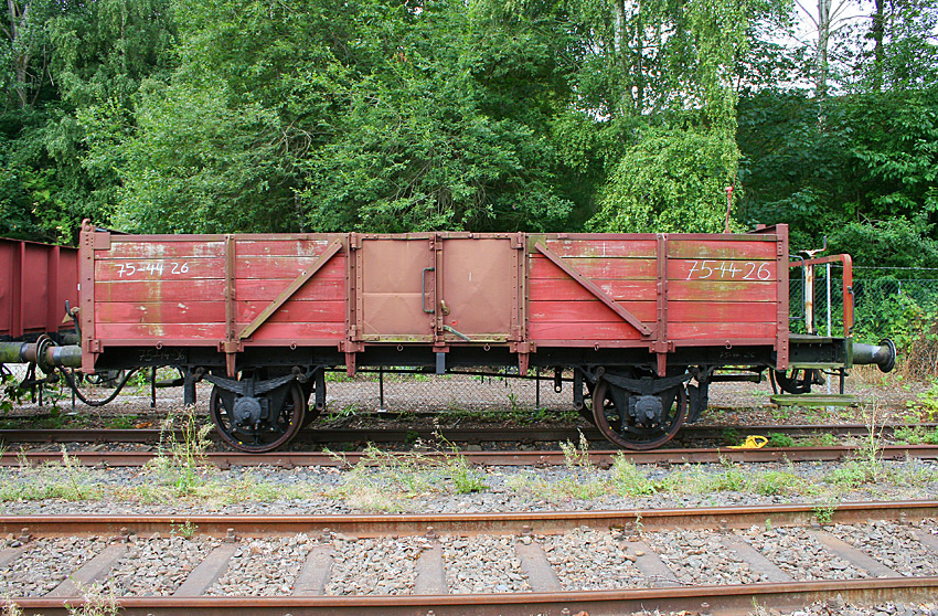 Offener Güterwagen der früheren Gattung "Halle"