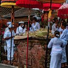 Offering altar, in Pura Pengerebongan