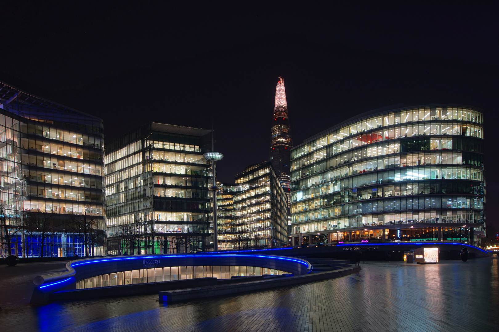 Office Building at Night