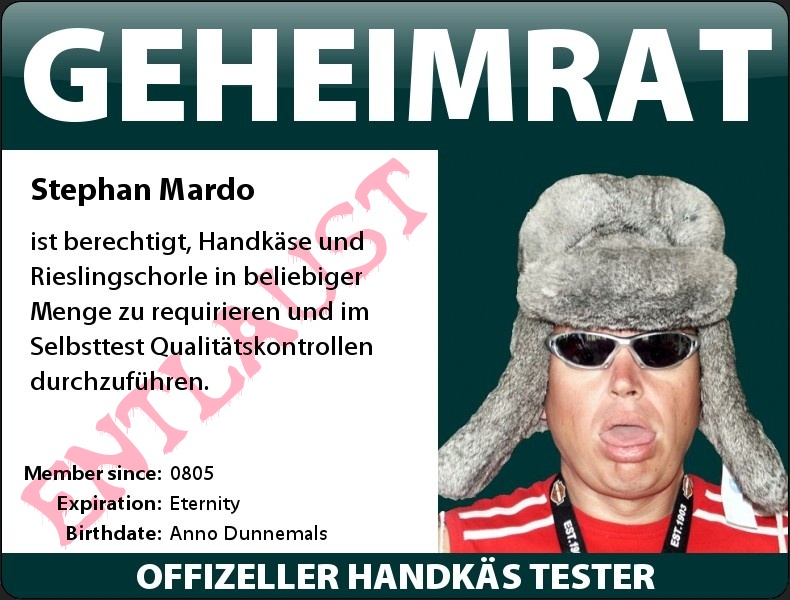 OFFIZIELLER HANDKÄS TESTER