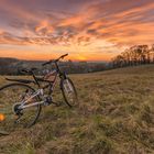 offroad at sunset