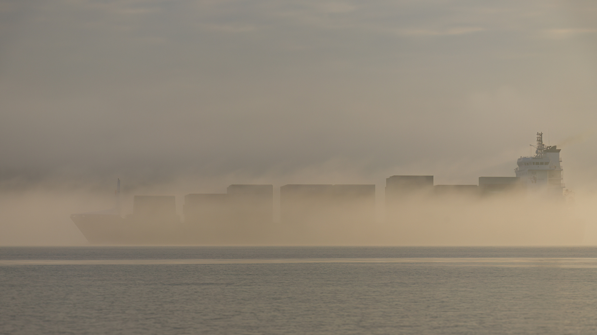 offshore at sunrise