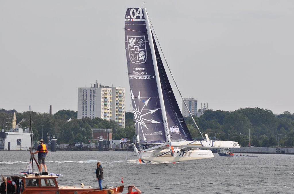 Offshore-Trimarane MOD 70, Kieler Förde, Edmond De Rothschild Group